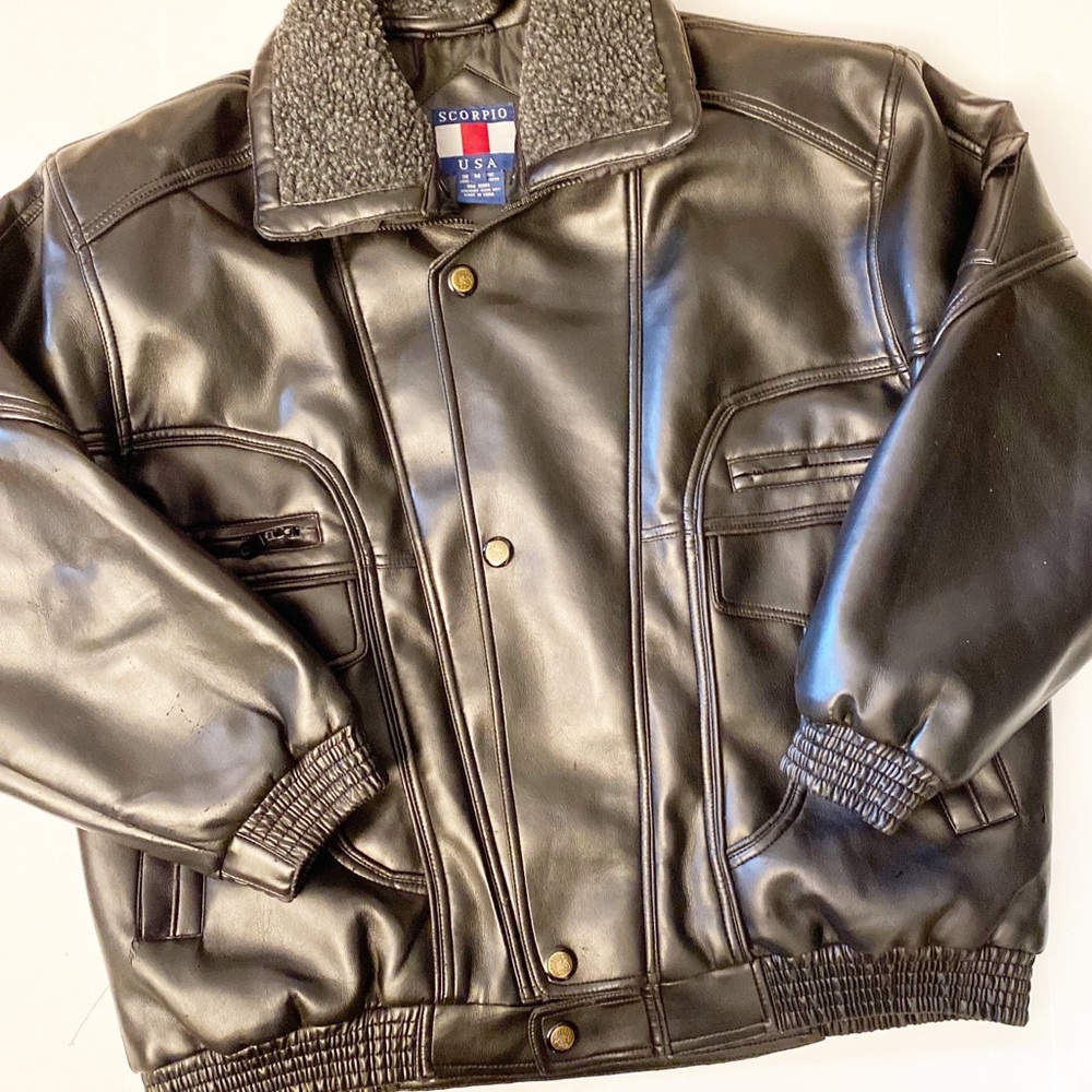Scorpio Bomber Jacket Black Medium